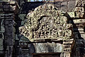 Thommanon temple - north portico of the east gopura, detail of the fronton.